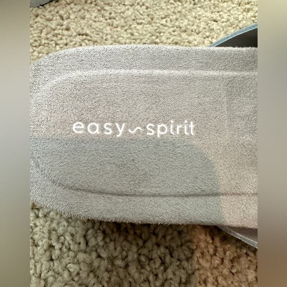 EASY SPIRIT | Traciee2 Light Blue Woven Slide Sandals | Women’s Size 7W - Picture 5 of 7